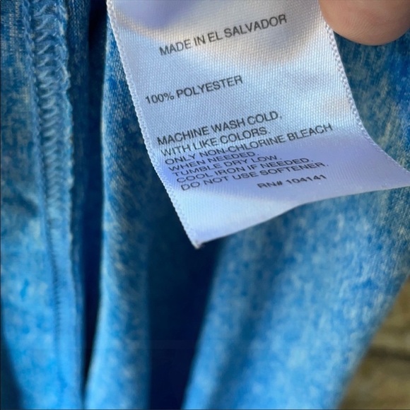 Reebok Blue V Top workout Running Size Large gym running - Picture 5 of 8